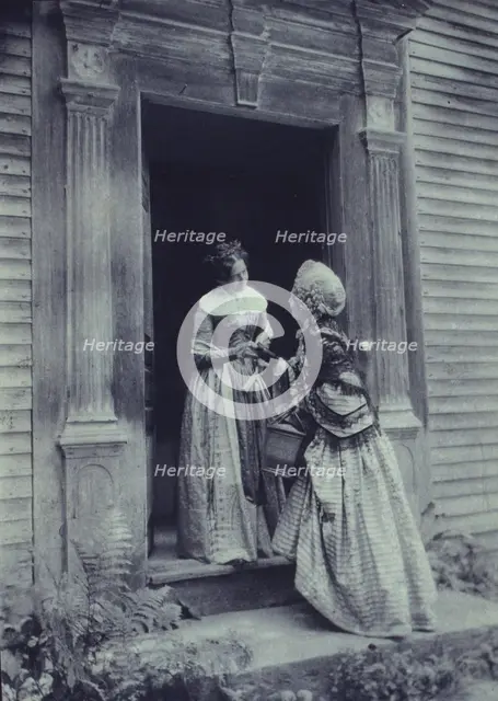How d'y do?, c1900. Creator: Frances S. Allen.