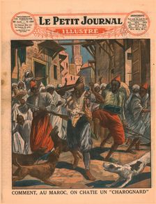 How, in Morocco, one chastens a scavenger 1929. Creator: Unknown