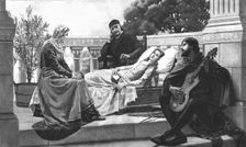 "How Lisa Loved The King"; "Lisa, the only child of a rich merchant of Palermo, 1890. Creator: Unknown