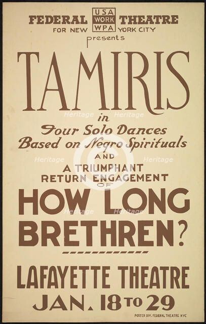 How Long Brethren?, [193-]. Creator: Unknown.