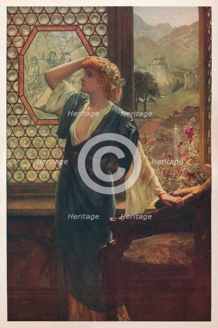 'How Long!', c1889, (1917). Artist: Herbert Gustave Schmalz.