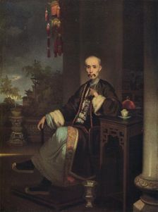 How Qua, Head of the Hong Merchants in Canton c1830. Artist: George Chinnery