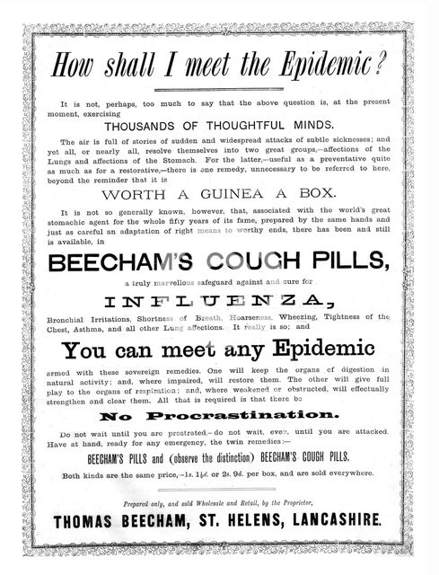 ''How shall I meet the Epidemic?', 1890. Creator: Unknown.