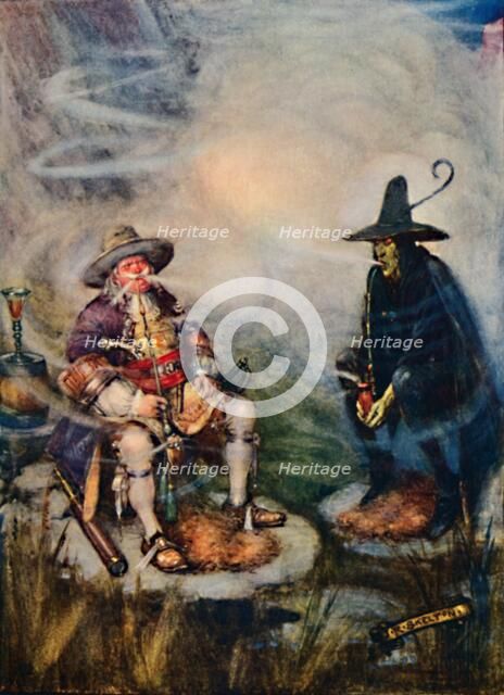 'How Table Mountain got its Cloud', 1909. Artist: Joseph Ratcliffe Skelton.