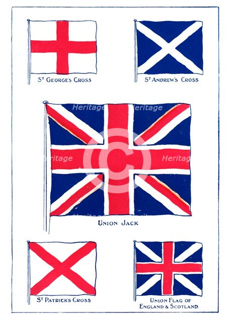 'How the Union Jack was made', 1905.Artist: A S Forrest
