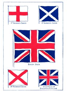 How the Union Jack was made 1905.Artist: A S Forrest