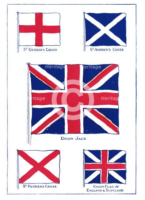 'How the Union Jack was made', 1905.Artist: A S Forrest