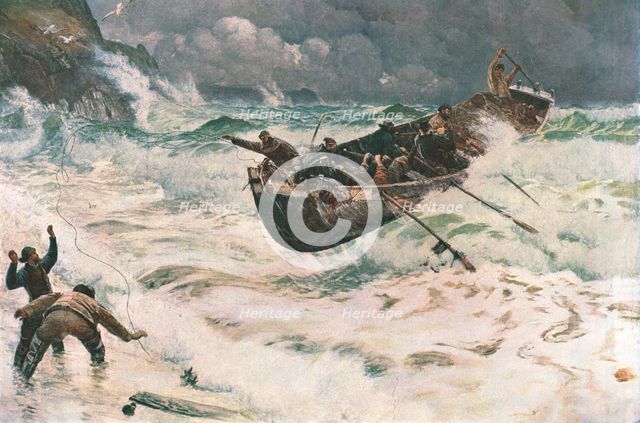 'How the Boat Came Home' 1886, (c1902).  Creator: Unknown.