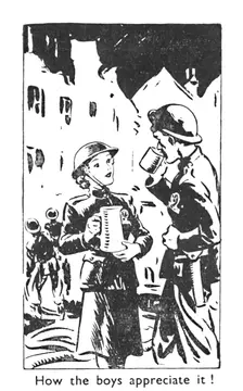 How the boys appreciate it! 1940