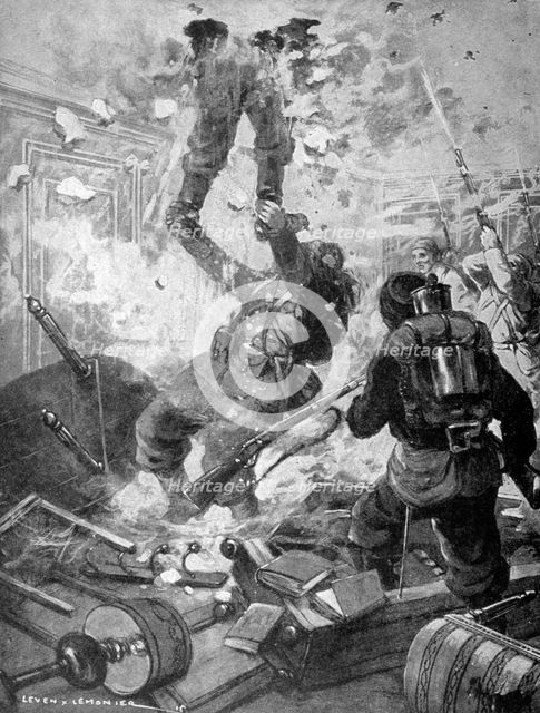 'How the Chateau was Taken', World War I, France, 1915. Artist: Unknown