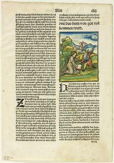 How the Heart Will Be Perfected by God from Der beschlossen gart des rosenkratz marie..., 1937. Creator: Hans Leonhard Schäufelein