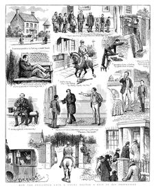 'How the Influenza gave a young Doctor a rise in his Profession 1890. Creator: Unknown