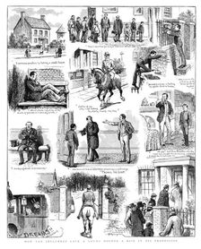 'How the Influenza gave a young Doctor a rise in his Profession 1890. Creator: Unknown