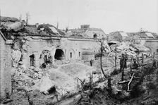 How the Przemysl Forts were wrecked, between 1914 and c1915. Creator: Bain News Service