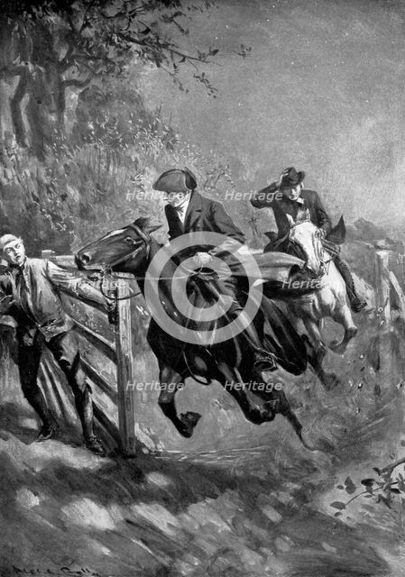 How they brought the news of the Queen Victoria's accession, June 20th, 1837, 1901.Artist: Alec Ball