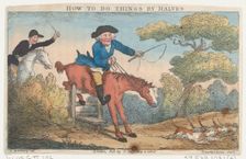 How to Do Things by Halves, May 4, 1808., May 4, 1808. Creator: Thomas Rowlandson