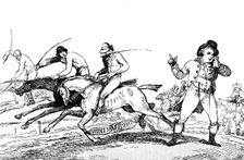 How to escape winning 1791. Artist: Thomas Rowlandson
