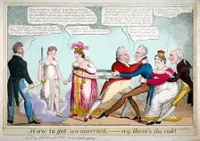 How to get un-married, ay, there's the rub! 1820. Artist: JL Marks