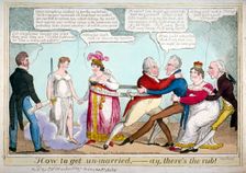 How to get un-married, ay, there's the rub! 1820. Artist: JL Marks