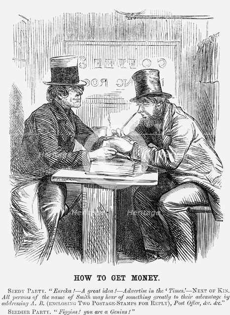 'How to Get Money', 1859. Artist: Unknown