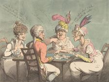 How to Pluck a Goose, June 10, 1802., June 10, 1802. Creator: Thomas Rowlandson