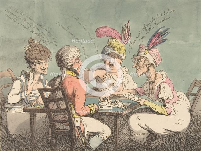 How to Pluck a Goose, June 10, 1802., June 10, 1802. Creator: Thomas Rowlandson.