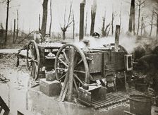 How Tommy's food is cooked Somme campaign, France, World War I, 1916