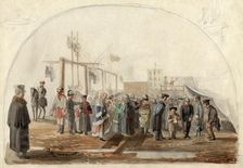 How we spend Easter. N 3., 2nd half of 19th century. Creator: Mikhail Znamensky