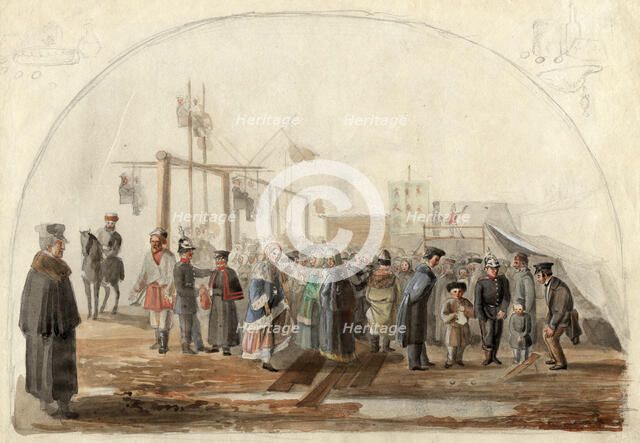 How we spend Easter. N 3., 2nd half of 19th century. Creator: Mikhail Znamensky.