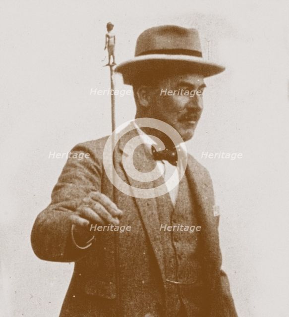 Howard Carter, discoverer of Tutankhamun's tomb, 1925. Creator: Photo studio Meurisse.