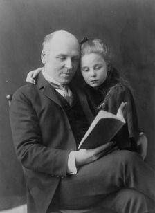 Howard Pyle, three-quarter length portrait, seated, facing slightly right..., c1890 - 1900. Creator: Frances Benjamin Johnston