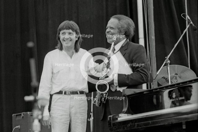 Howard Riley, Jaki Byard, Pendley Jazz Festival, 1985.  Artist: Brian O'Connor.