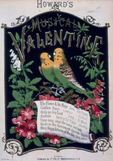 Howard's Musical Valentine 1876. Creator: Unknown