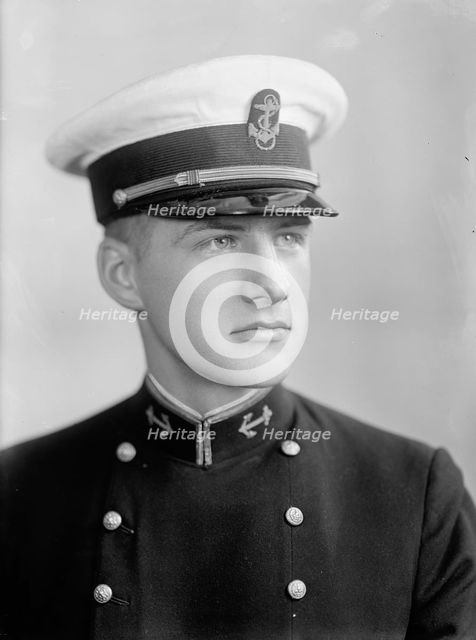 Howard W. Baker, Midshipman - Portrait, 1933. Creator: Harris & Ewing.