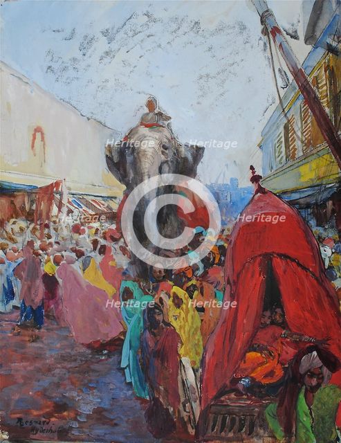 Howdah in Hyderabad, 1911.