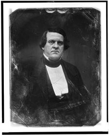 Howell Cobb, half-length portrait, facing front, between 1844 and 1860. Creator: Mathew Brady