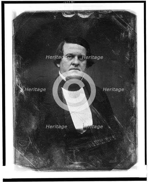 Howell Cobb, half-length portrait, facing front, between 1844 and 1860. Creator: Mathew Brady.