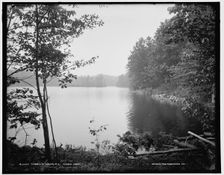 Howell's Lakes, N.J., middle lake, between 1890 and 1901. Creator: Unknown