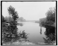 Howell's Lakes, N.J., upper lake, between 1890 and 1901. Creator: Unknown