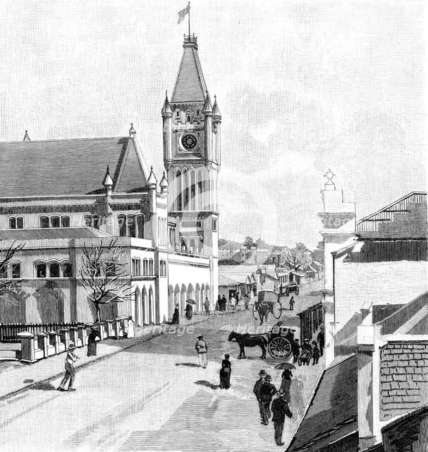 Howick Street, Perth, Australia, 1886. Artist: Unknown
