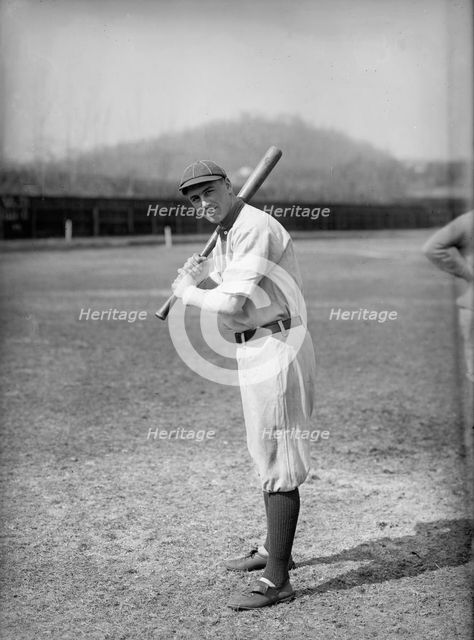 Howie Shanks, Washington Al, at University of Virginia, Charlottesville (Baseball), 1912. Creator: Harris & Ewing.