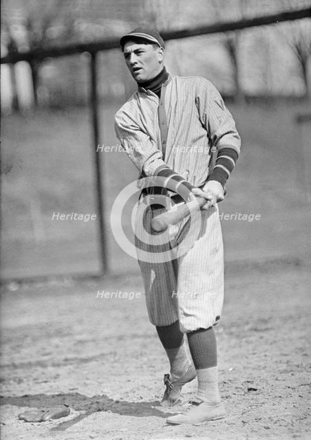Howie Shanks, Washington Al (Baseball), 1913. Creator: Harris & Ewing.