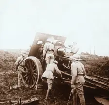 Howitzer battery, c1914-c1918