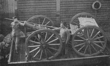 Howitzer on a Railway Truck 1902. Artist: William Gregory & Co