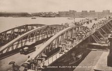 Howrah Floating Bridge, Calcutta c1905