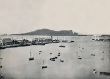 Howth - General View of the Harbour and Ireland's Eye 1895
