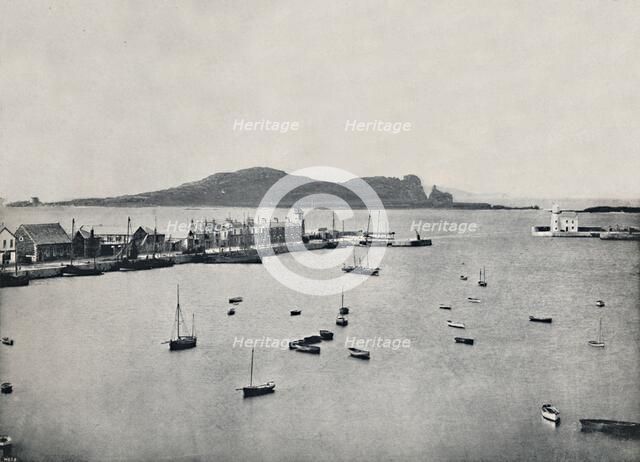 'Howth - General View of the Harbour and Ireland's Eye', 1895. Artist: Unknown.