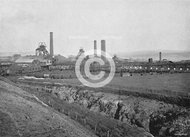 'Hoyland Silkstone Collieries, Yorkshire', c1896. Artist: Warner Gothard.