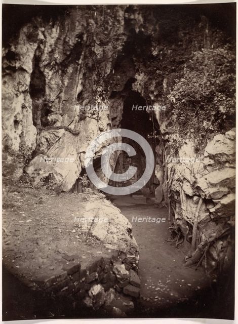 Hoa Nghiem Cave, Grotto of the August Transformation, c. 1875. Creator: Émile Gsell (French, 1838-1879).