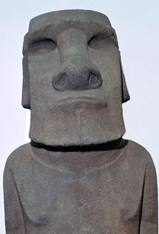 Hoa Hakananai'a, from Orongo, Easter Island (Rapa Nui), Polynesia, c1000